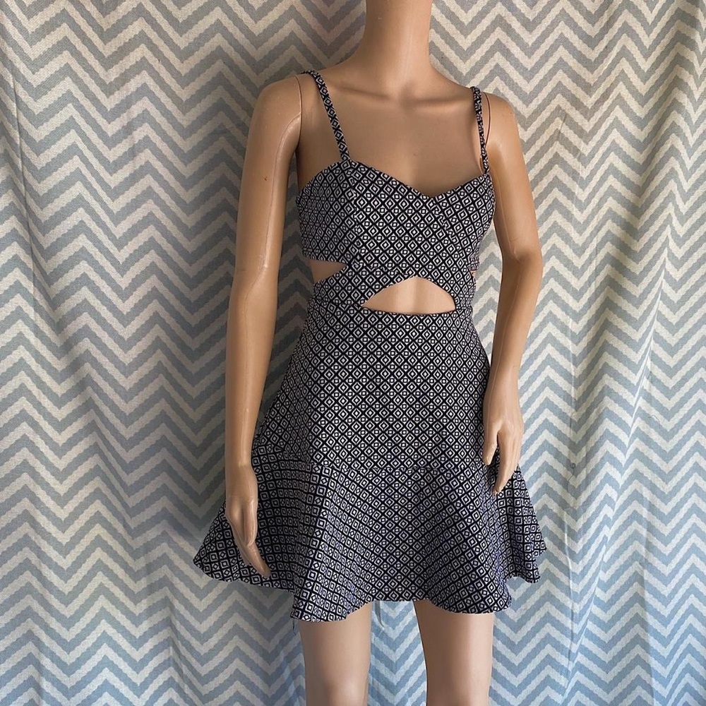 Papaya Cut-Out Dress